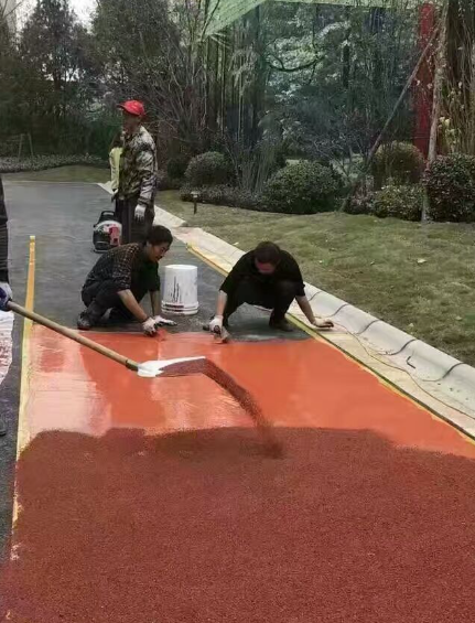 神农架彩色路面改色是提升路面美观性